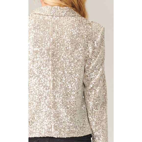 Greylin Dawn Mini Sequin Cropped Blazer $125.00 - Picture 4 of 7